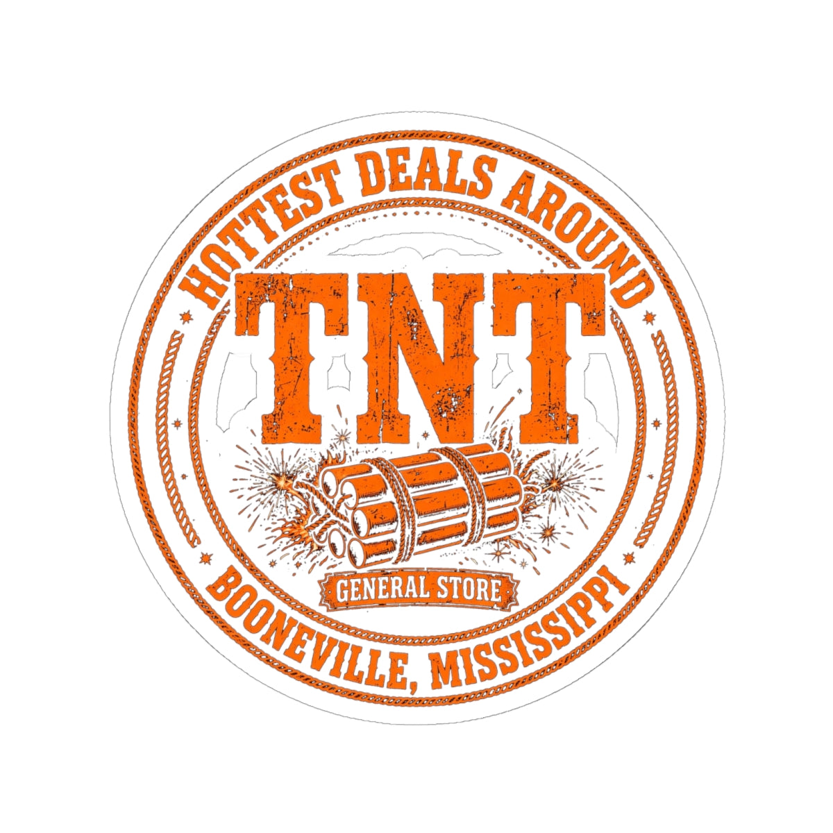 TNT General Store Stickers – Booneville, MS